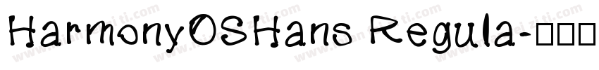 HarmonyOSHans Regula字体转换